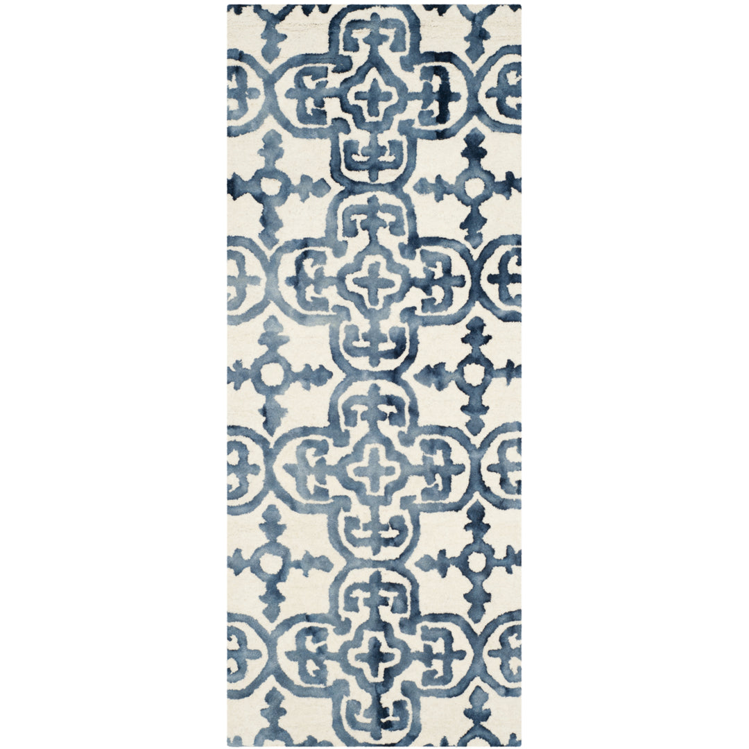 SAFAVIEH Dip Dye DDY711P Handmade Ivory / Navy Rug Image 5