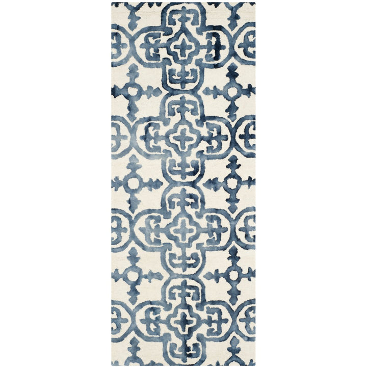 SAFAVIEH Dip Dye DDY711P Handmade Ivory / Navy Rug Image 1