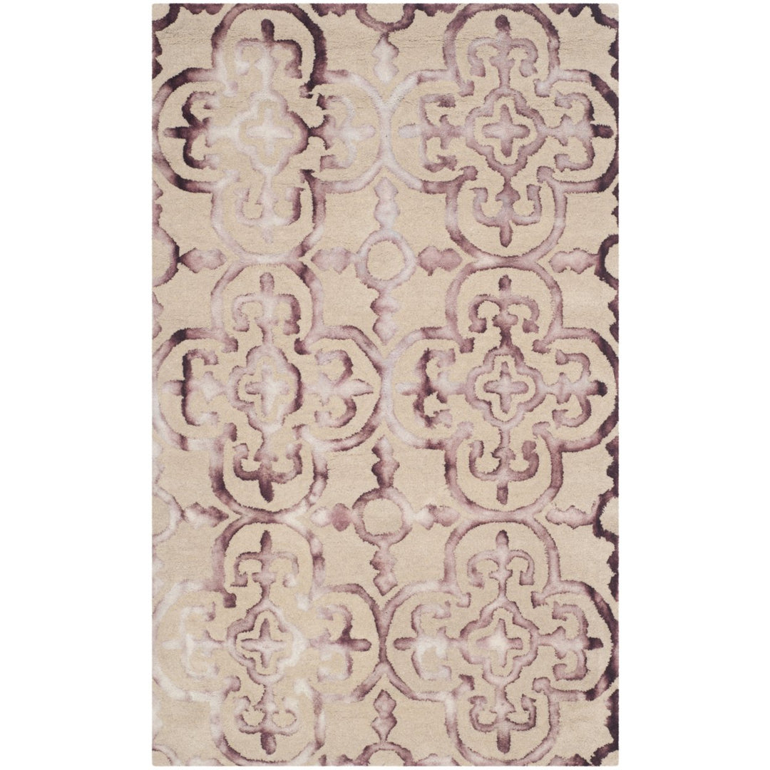 SAFAVIEH Dip Dye DDY711G Handmade Beige / Maroon Rug Image 1