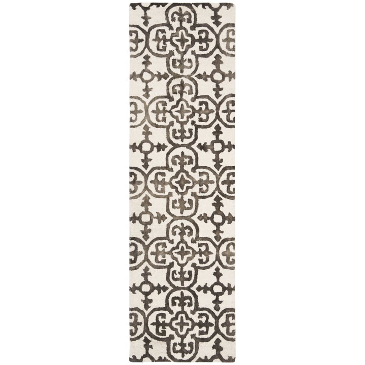 SAFAVIEH Dip Dye DDY711F Handmade Ivory / Brown Rug Image 1