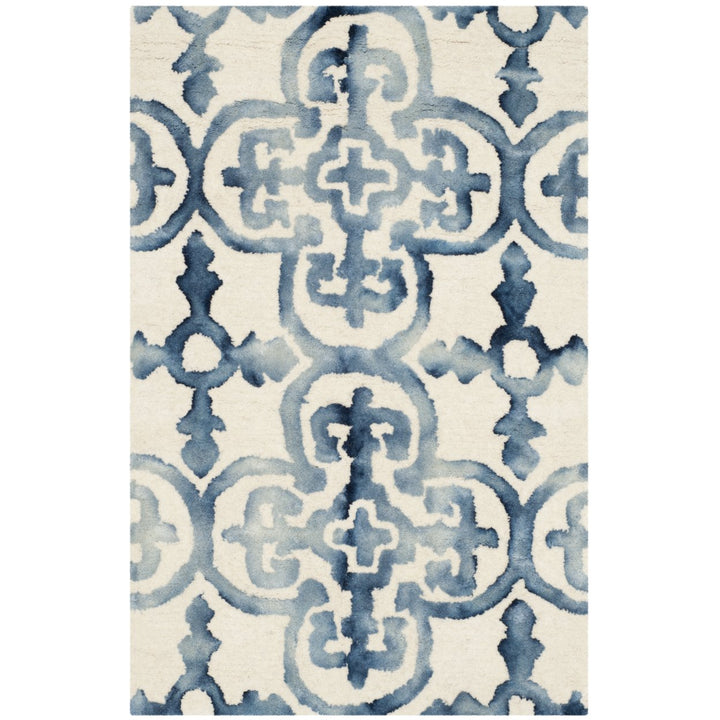 SAFAVIEH Dip Dye DDY711P Handmade Ivory / Navy Rug Image 8