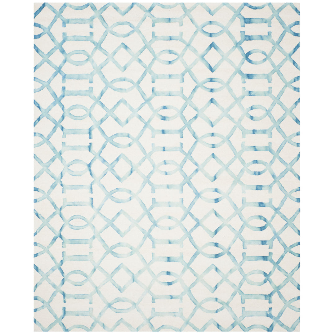 SAFAVIEH Dip Dye DDY712H Handmade Ivory / Turquoise Rug Image 1