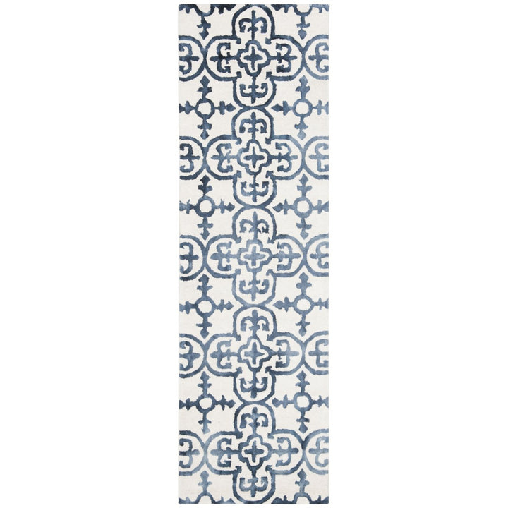 SAFAVIEH Dip Dye DDY711P Handmade Ivory / Navy Rug Image 1