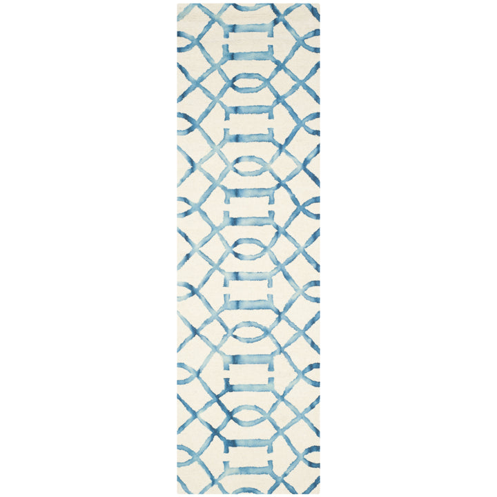 SAFAVIEH Dip Dye DDY712H Handmade Ivory / Turquoise Rug Image 3