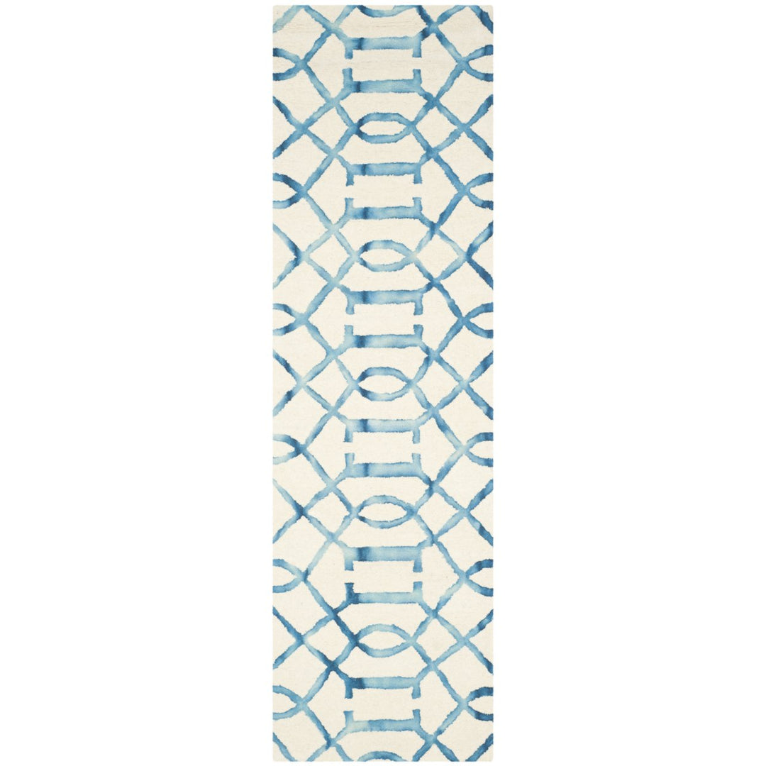 SAFAVIEH Dip Dye DDY712H Handmade Ivory / Turquoise Rug Image 1