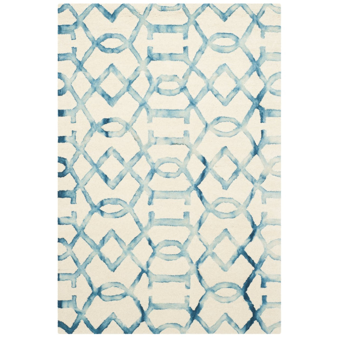 SAFAVIEH Dip Dye DDY712H Handmade Ivory / Turquoise Rug Image 5