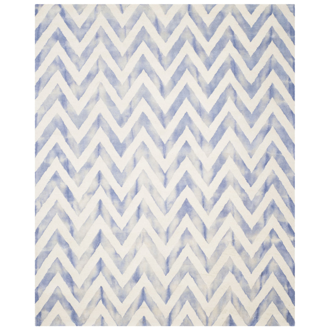 SAFAVIEH Dip Dye DDY715A Handmade Ivory / Blue Rug Image 1