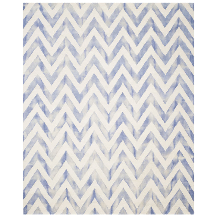 SAFAVIEH Dip Dye DDY715A Handmade Ivory / Blue Rug Image 1