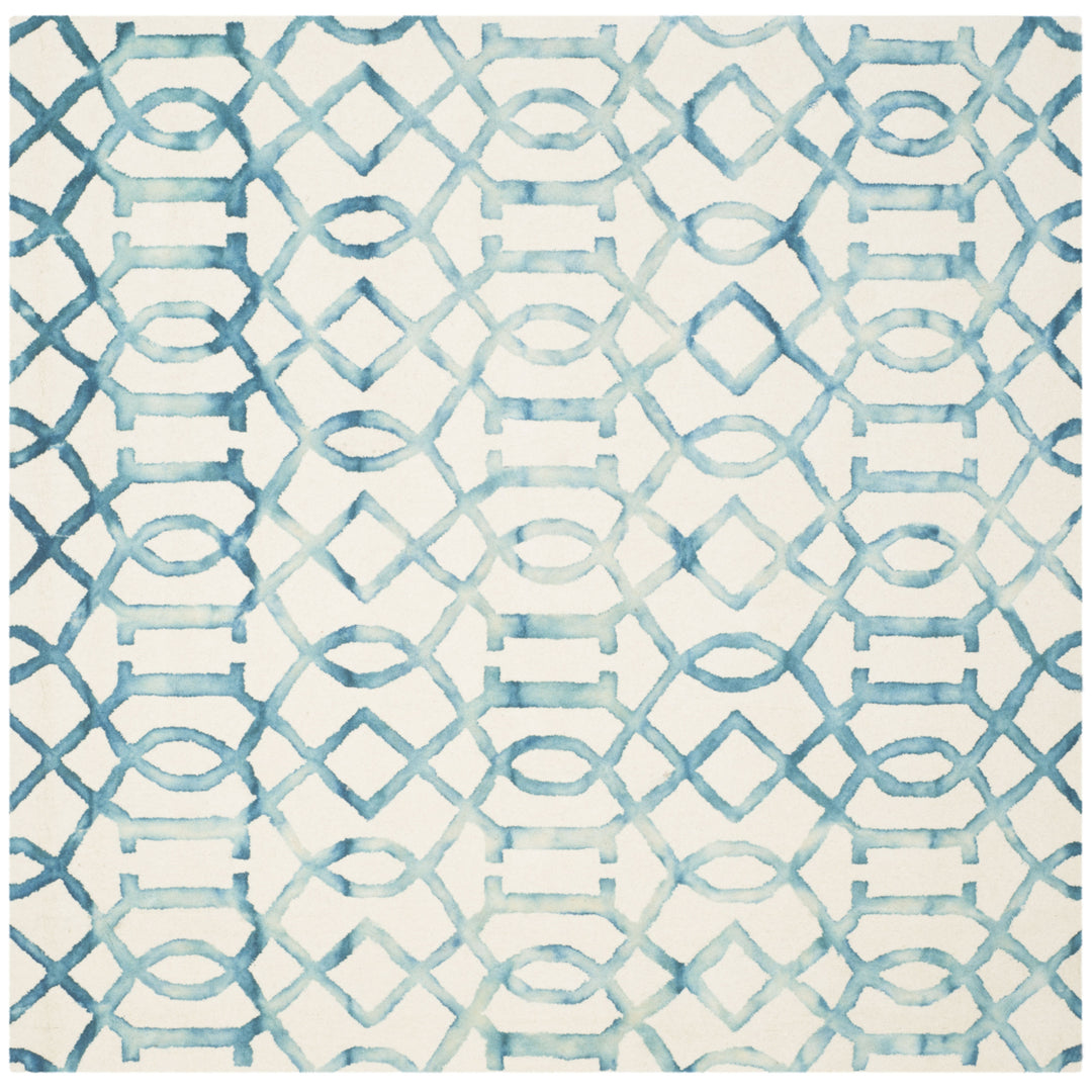 SAFAVIEH Dip Dye DDY712H Handmade Ivory / Turquoise Rug Image 8