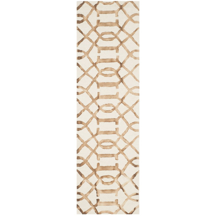 SAFAVIEH Dip Dye DDY712E Handmade Ivory / Camel Rug Image 1