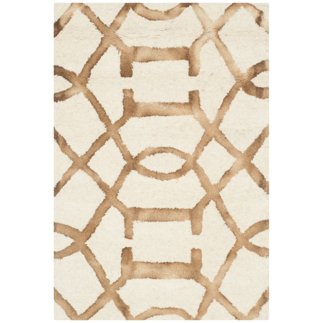 SAFAVIEH Dip Dye DDY712E Handmade Ivory / Camel Rug Image 1