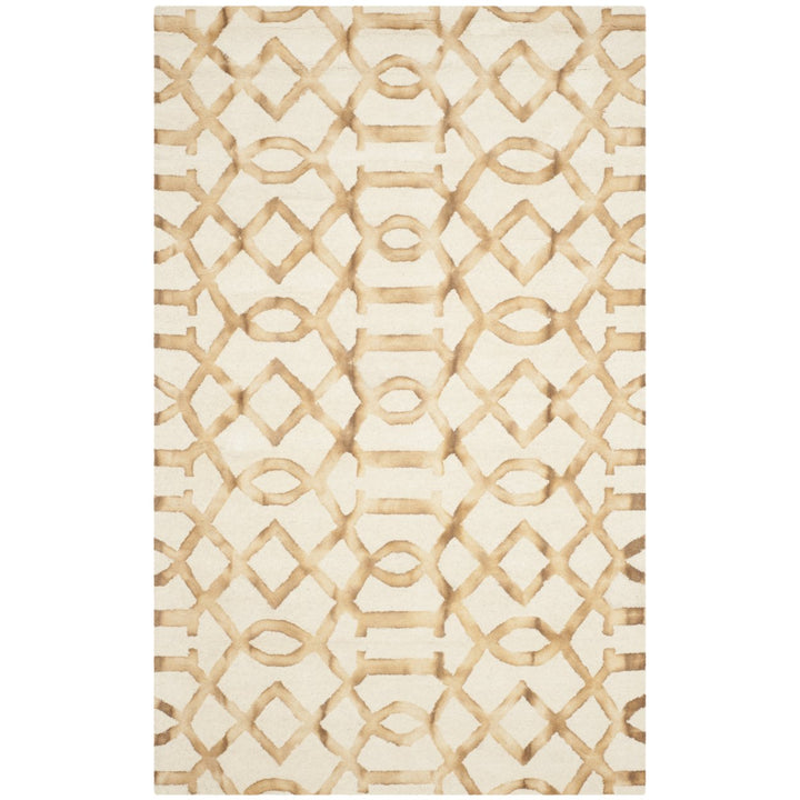 SAFAVIEH Dip Dye DDY712E Handmade Ivory / Camel Rug Image 1