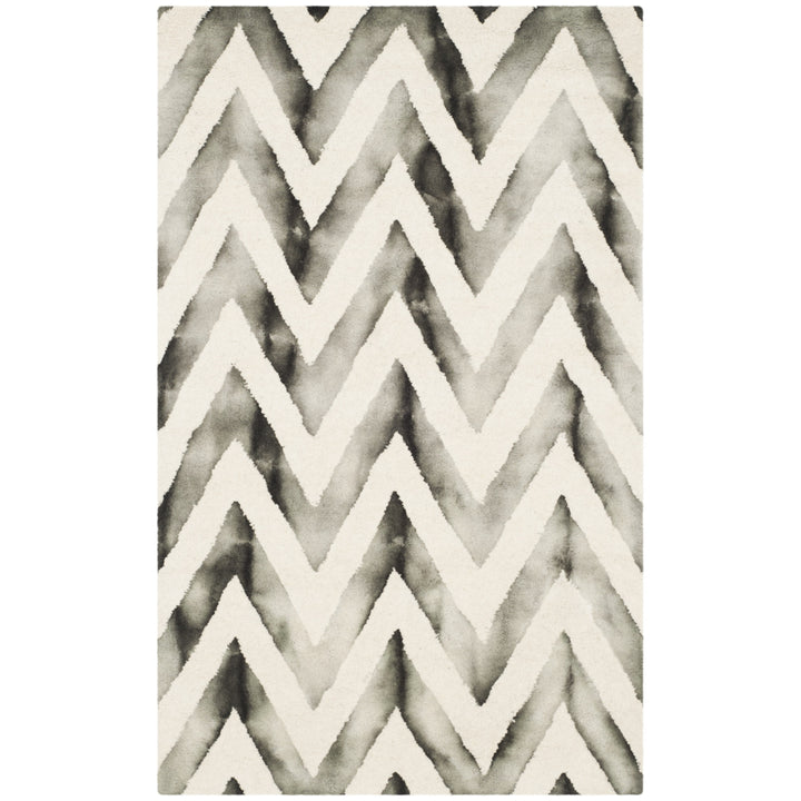 SAFAVIEH Dip Dye DDY715D Handmade Ivory / Charcoal Rug Image 9