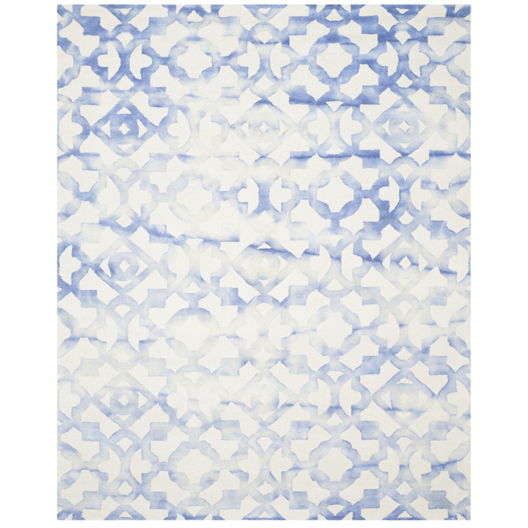 SAFAVIEH Dip Dye DDY717A Handmade Ivory / Blue Rug Image 1