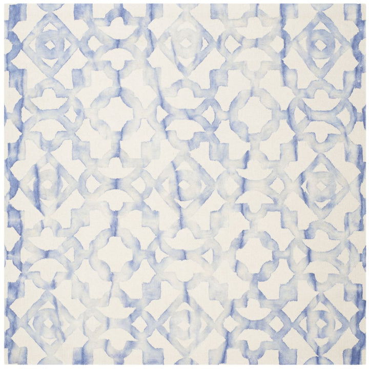 SAFAVIEH Dip Dye DDY717A Handmade Ivory / Blue Rug Image 1