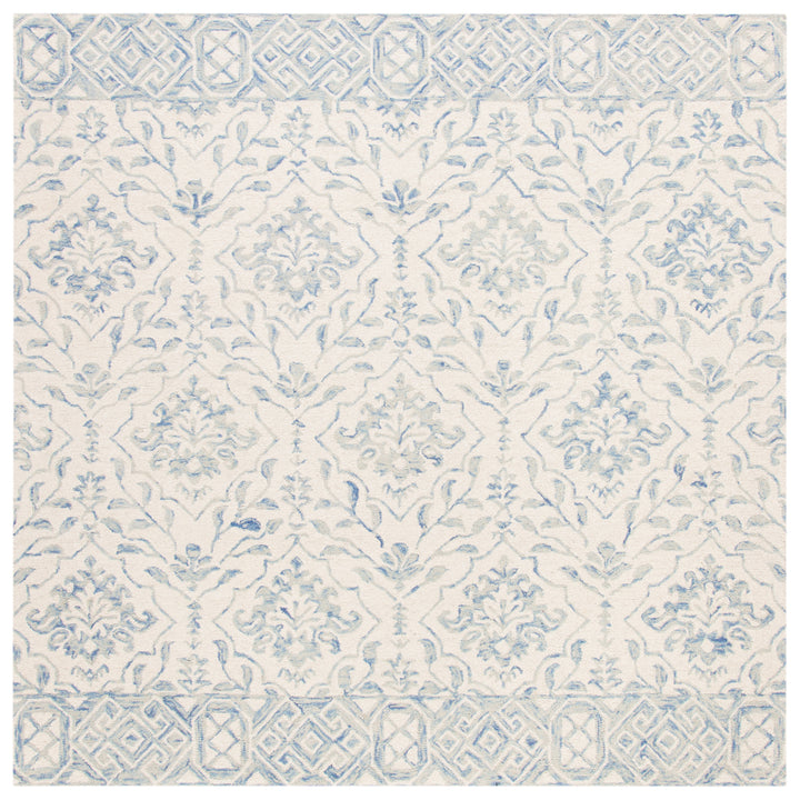 SAFAVIEH Dip Dye DDY901L Handmade Light Blue / Ivory Rug Image 8