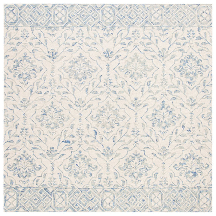 SAFAVIEH Dip Dye DDY901L Handmade Light Blue / Ivory Rug Image 1