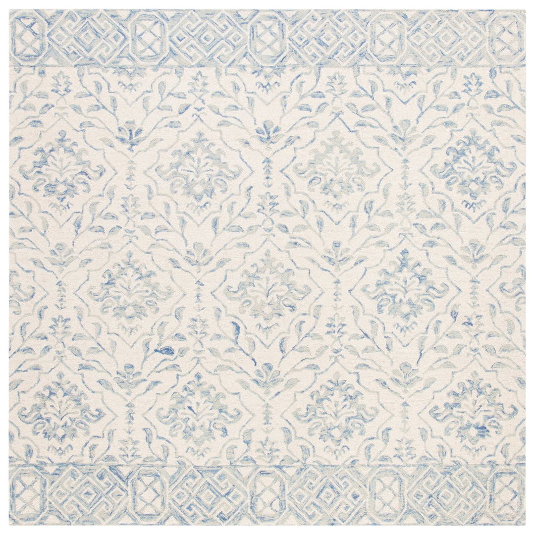 SAFAVIEH Dip Dye DDY901L Handmade Light Blue / Ivory Rug Image 1