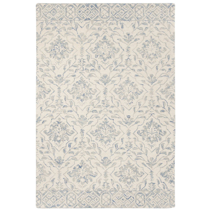 SAFAVIEH Dip Dye DDY901L Handmade Light Blue / Ivory Rug Image 9