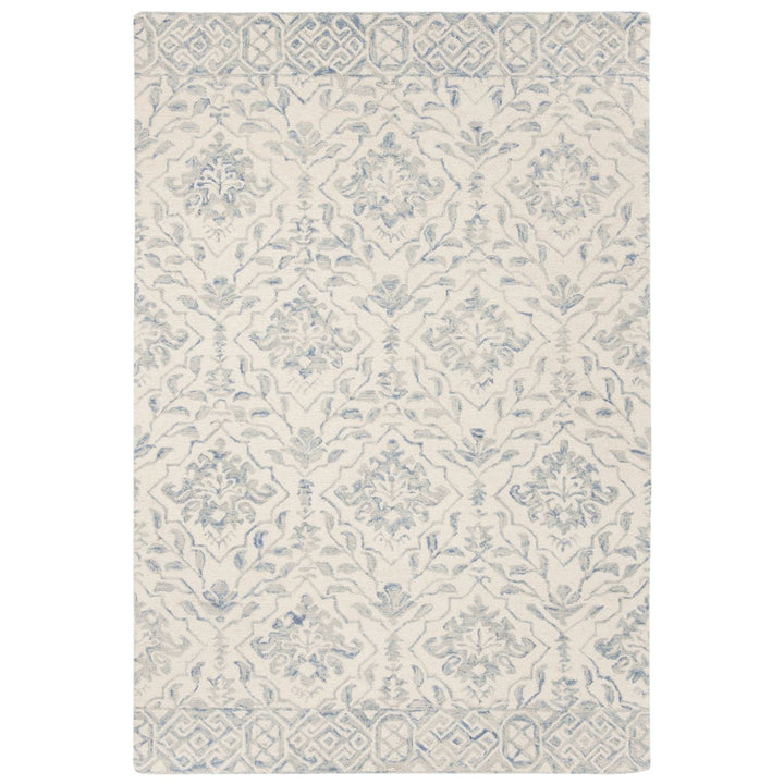 SAFAVIEH Dip Dye DDY901L Handmade Light Blue / Ivory Rug Image 1