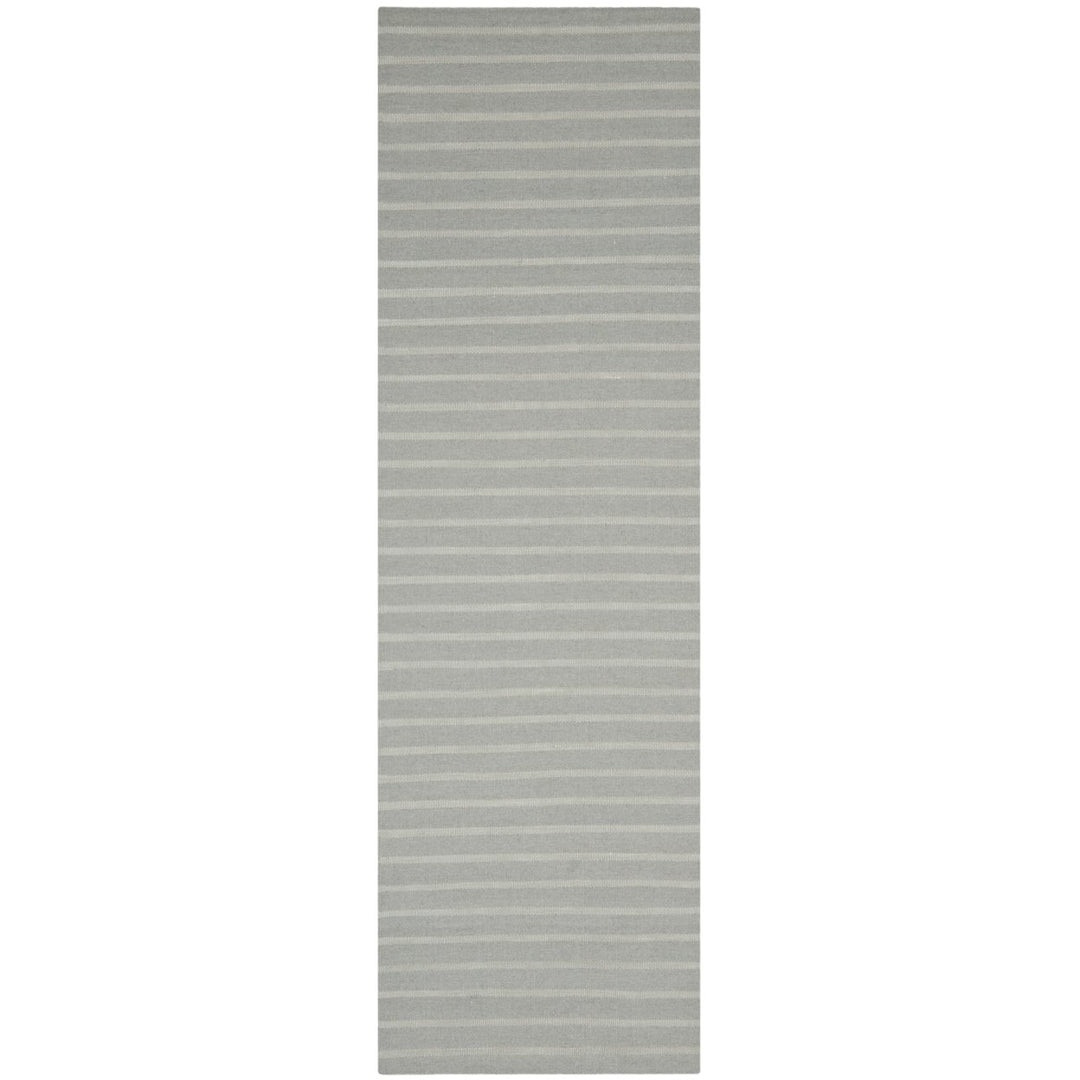 SAFAVIEH Dhurries Collection DHU313B Handwoven Grey Rug Image 1