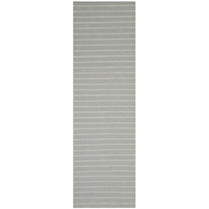 SAFAVIEH Dhurries Collection DHU313B Handwoven Grey Rug Image 1