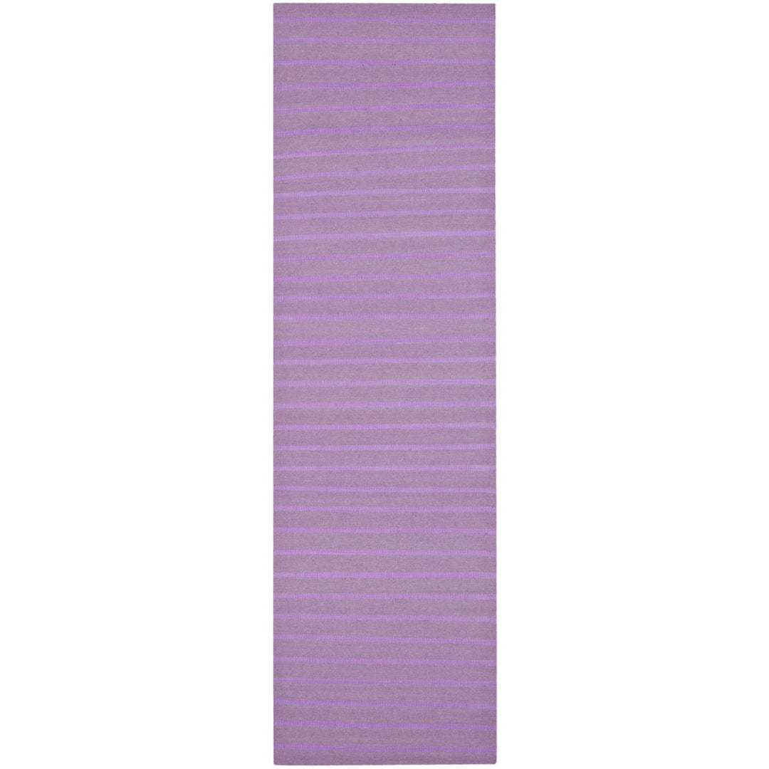 SAFAVIEH Dhurries DHU313C Handwoven Lavender Rug Image 1