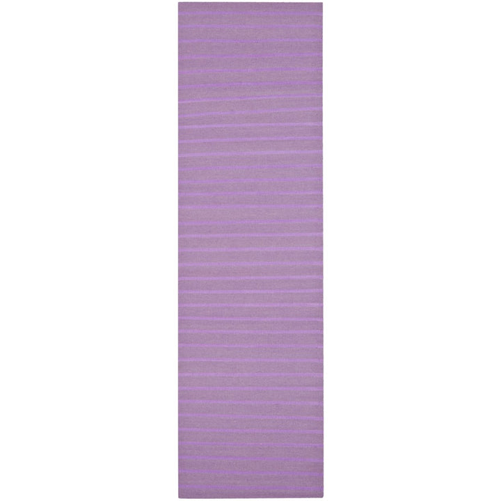 SAFAVIEH Dhurries DHU313C Handwoven Lavender Rug Image 1