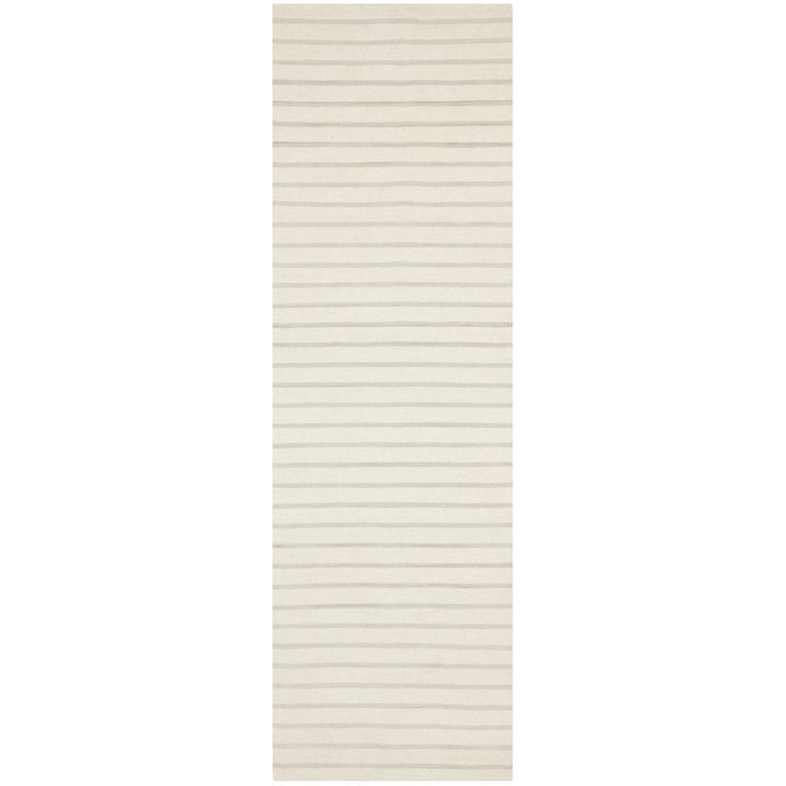 SAFAVIEH Dhurries Collection DHU313D Handwoven White Rug Image 1