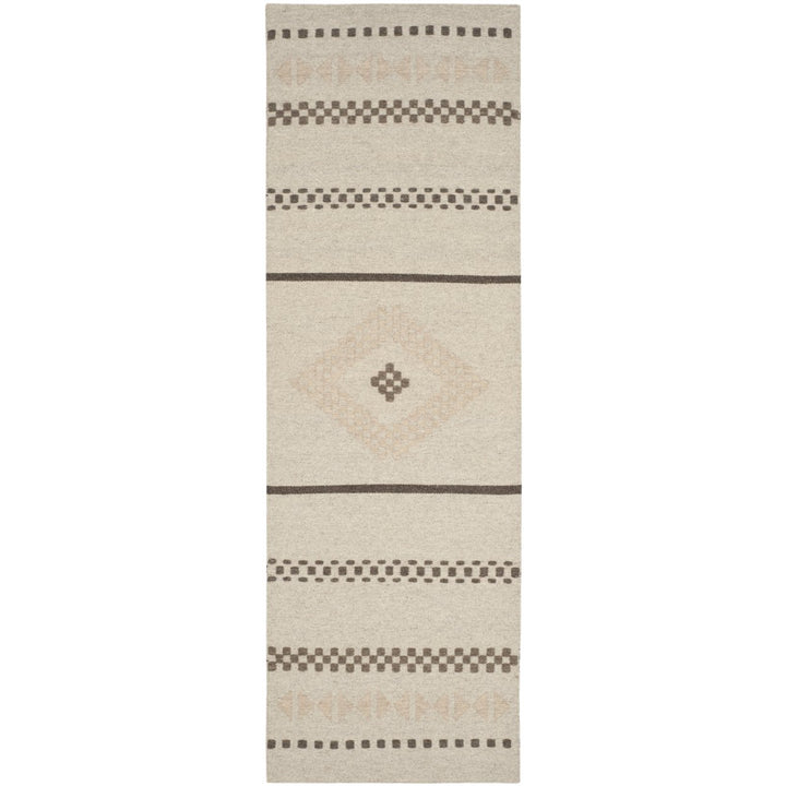 SAFAVIEH Dhurries DHU351A Handwoven Natural Rug Image 1