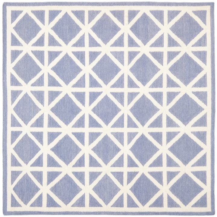 SAFAVIEH Dhurries DHU558B Handwoven Purple / Ivory Rug Image 1