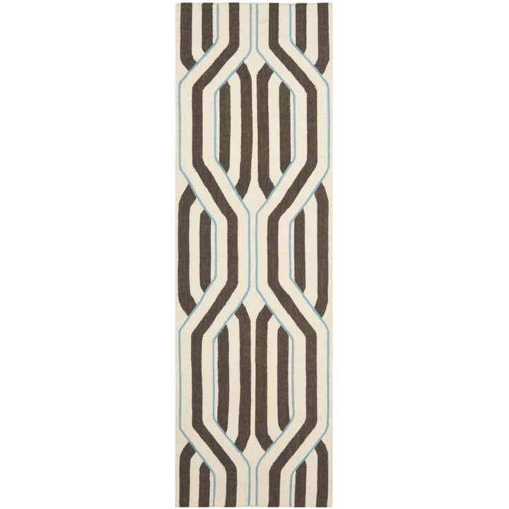 SAFAVIEH Dhurries DHU563A Handwoven Ivory / Multi Rug Image 1