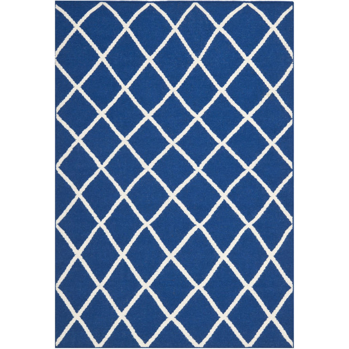 SAFAVIEH DHU565A Dhurries Dark Blue Image 1