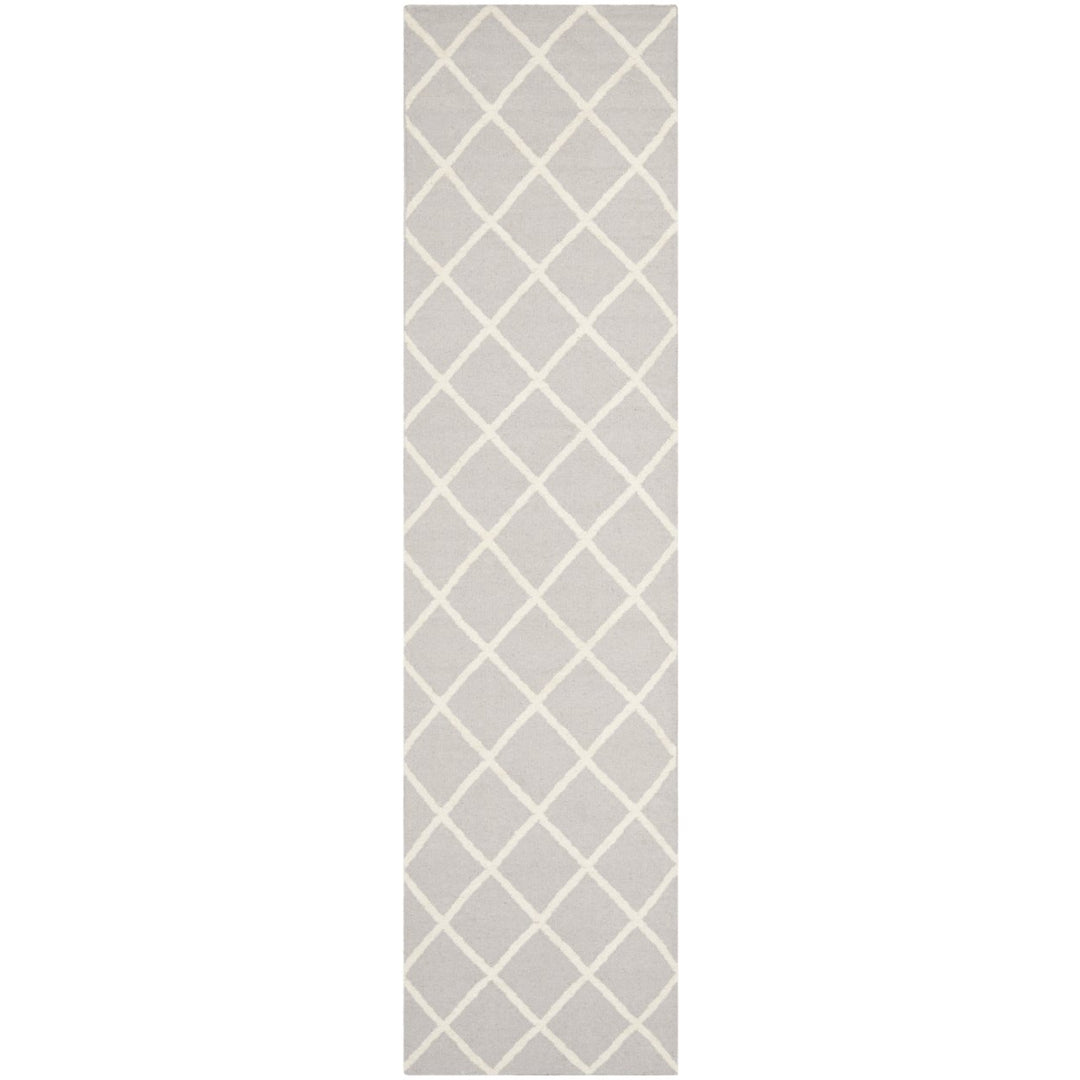 Safavieh DHU565G Dhurries Grey / Ivory Image 1