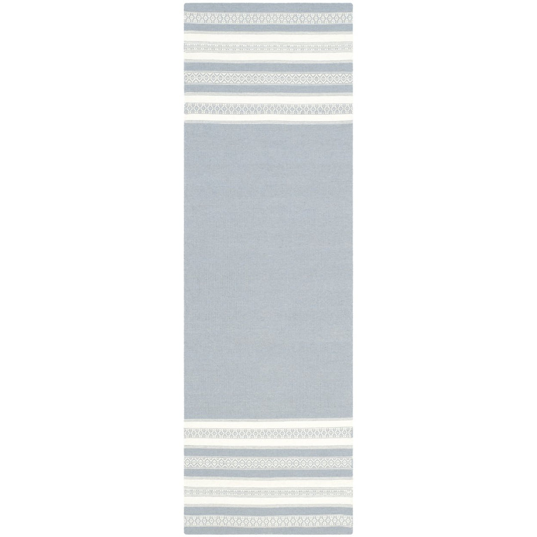 SAFAVIEH Dhurries Collection DHU601B Handwoven Grey Rug Image 1