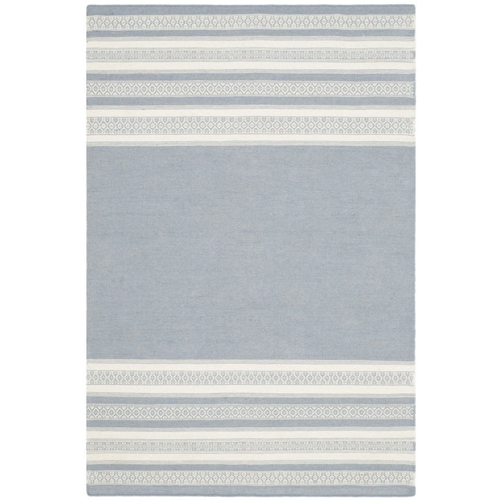 SAFAVIEH Dhurries Collection DHU601B Handwoven Grey Rug Image 1