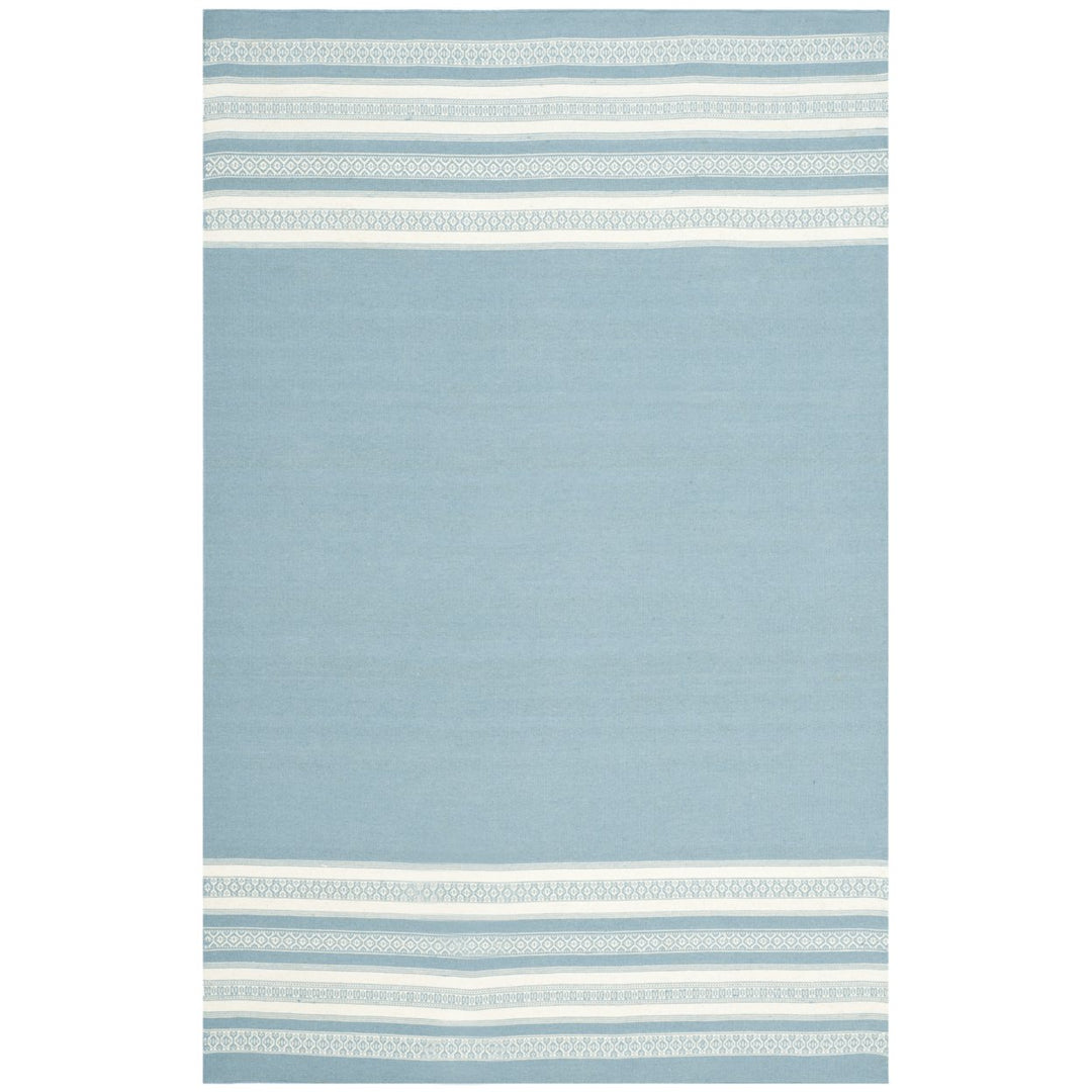 SAFAVIEH Dhurries DHU601C Handwoven Turquoise Rug Image 1