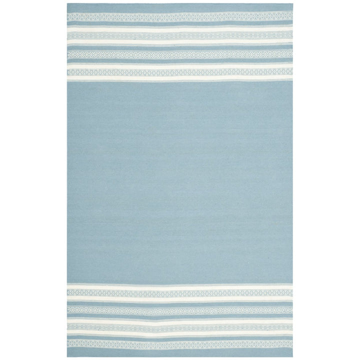 SAFAVIEH Dhurries DHU601C Handwoven Turquoise Rug Image 1