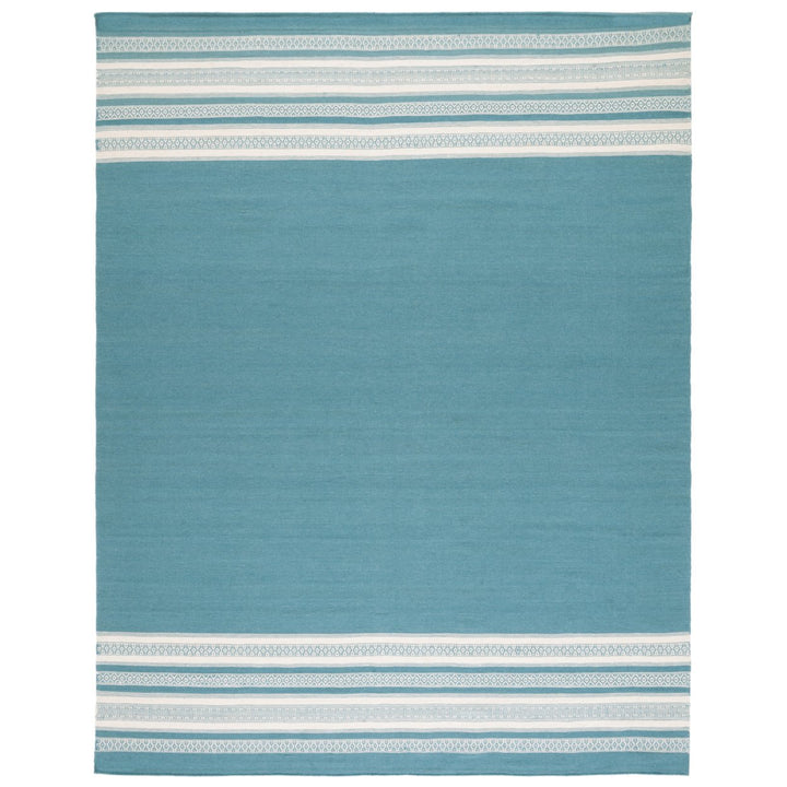 SAFAVIEH Dhurries DHU601C Handwoven Turquoise Rug Image 1