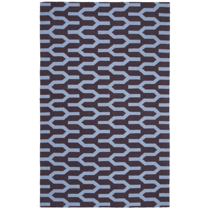 SAFAVIEH Dhurries DHU630B Handwoven Purple / Blue Rug Image 1