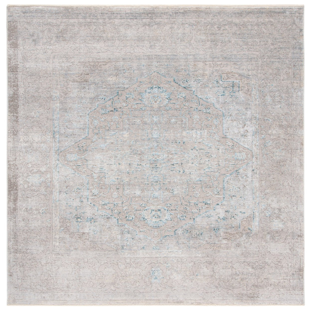 SAFAVIEH Dream Collection DRM401H Grey / Blue Rug Image 1