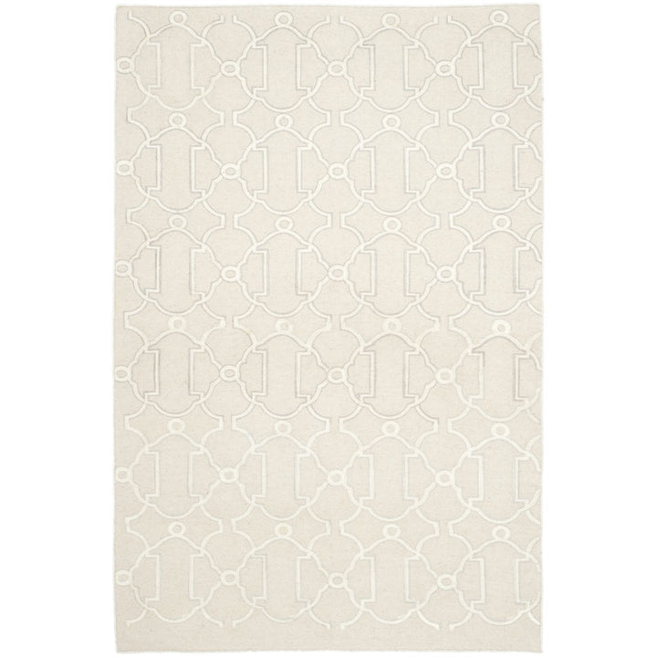 SAFAVIEH Dhurries Collection DHU643A Handwoven Beige Rug Image 1