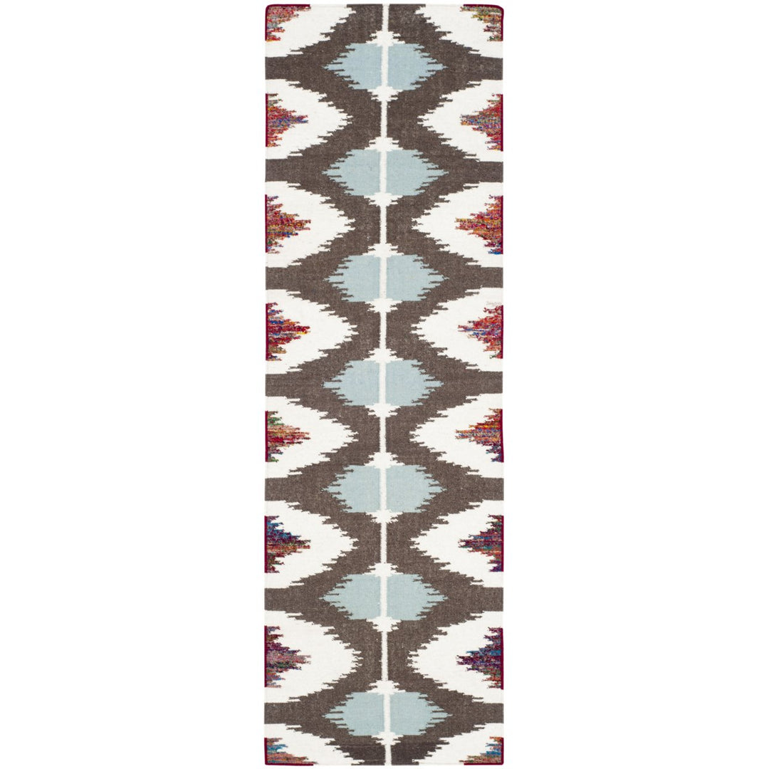 SAFAVIEH Dhurries Collection DHU647A Handwoven Multi Rug Image 1