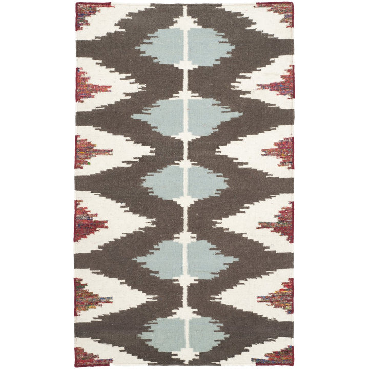 SAFAVIEH Dhurries Collection DHU647A Handwoven Multi Rug Image 1