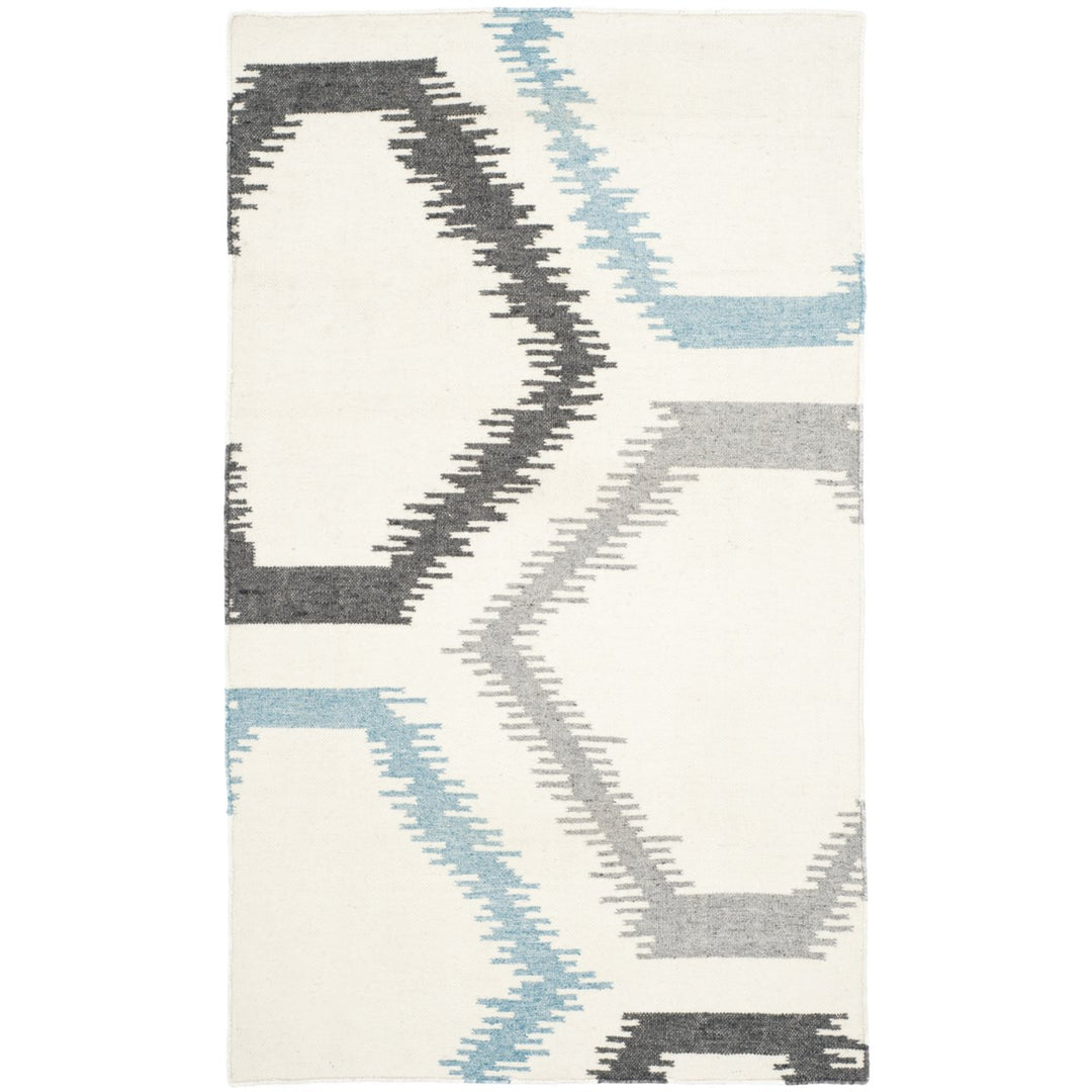 SAFAVIEH Dhurries DHU655A Handwoven Ivory / Multi Rug Image 1