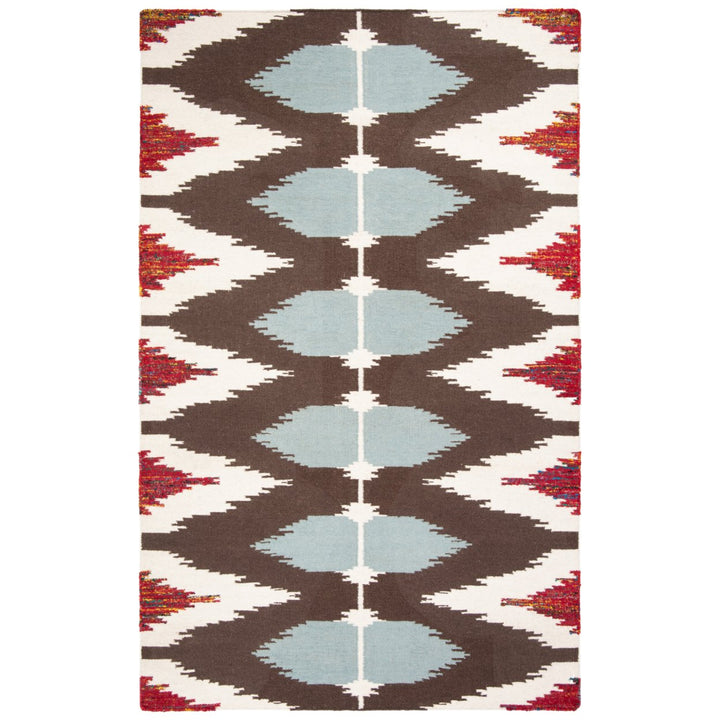 SAFAVIEH Dhurries Collection DHU647A Handwoven Multi Rug Image 1