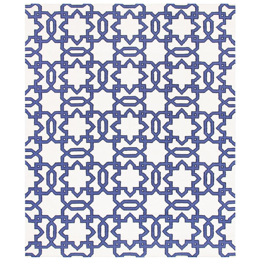 SAFAVIEH DHU751B Dhurries Ivory / Purple Image 1