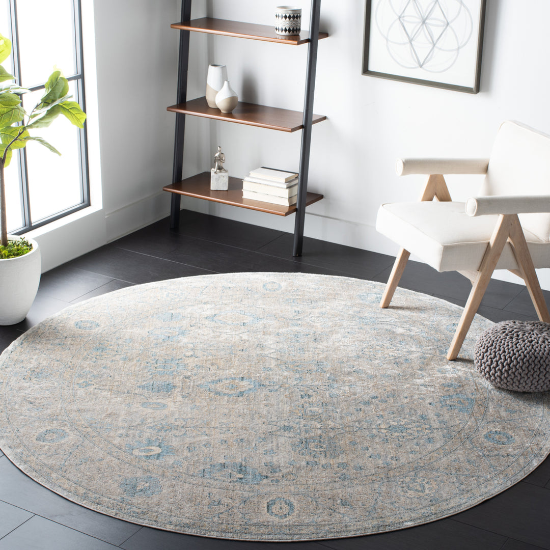 SAFAVIEH Dream Collection DRM408H Grey / Blue Rug Image 2
