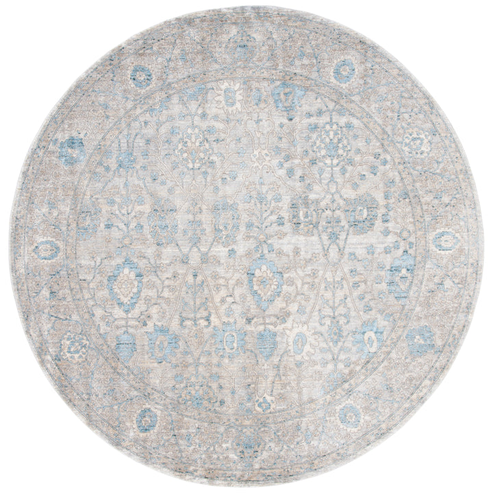 SAFAVIEH Dream Collection DRM408H Grey / Blue Rug Image 4