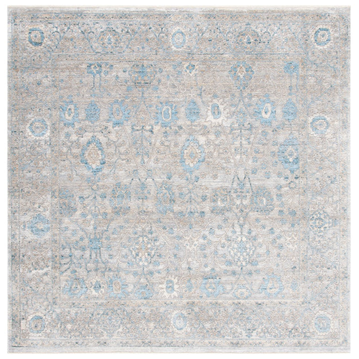 SAFAVIEH Dream Collection DRM408H Grey / Blue Rug Image 1